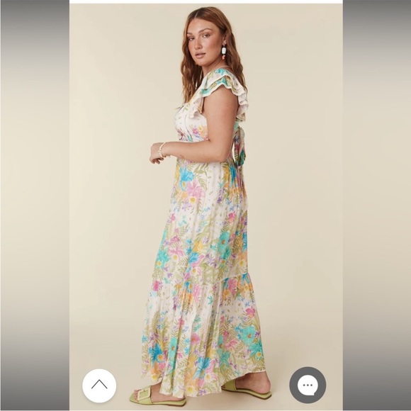 ⚡️Spell Lei-Lei Frill Floral Gown, Size XL, NWT - Picture 8 of 15